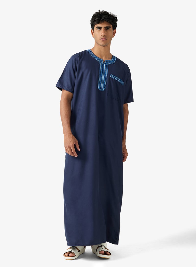 روبرت وود ثوب كلاسيكي بياقة مستديرة - Image 4